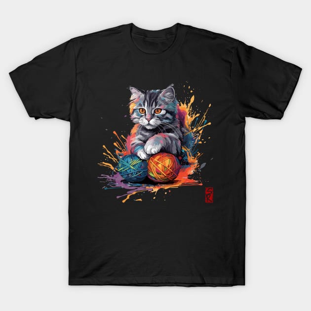 Cat T-Shirt by siriusreno